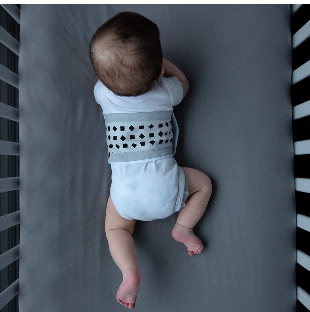 Nanit Breathing Wear Starter Pack – 100% Cotton Swaddle & Breathing Band - Picture 6 of 16